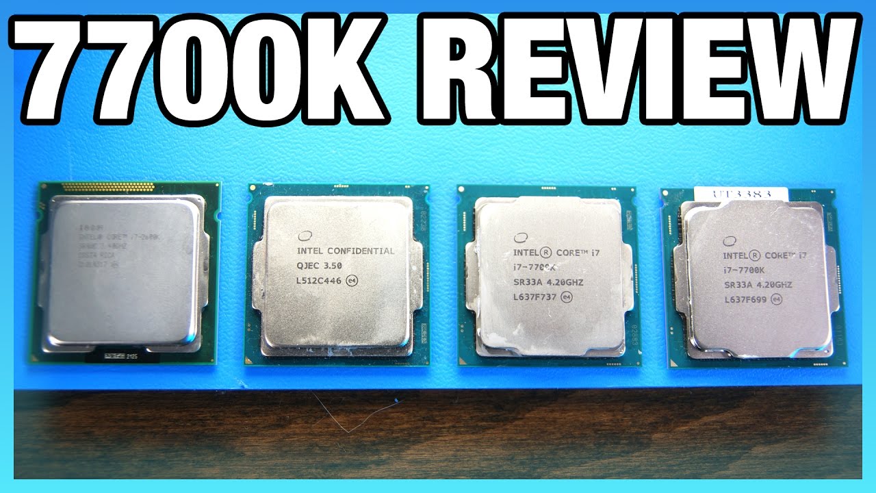 Intel i7-7700K Review: Gaming, Rendering, Temps, & Overclocking