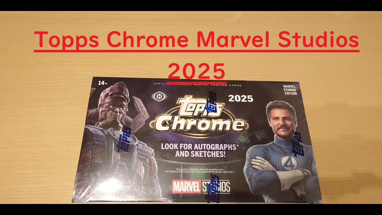 Topps Chrome】Marvel Studios 2025 HOBBY 開封動画！（2箱目） - YouTube