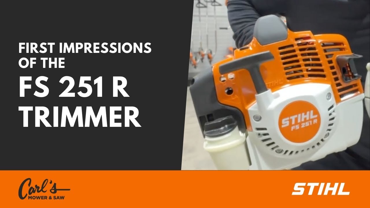 Unboxing the New STIHL FS 251 R - YouTube