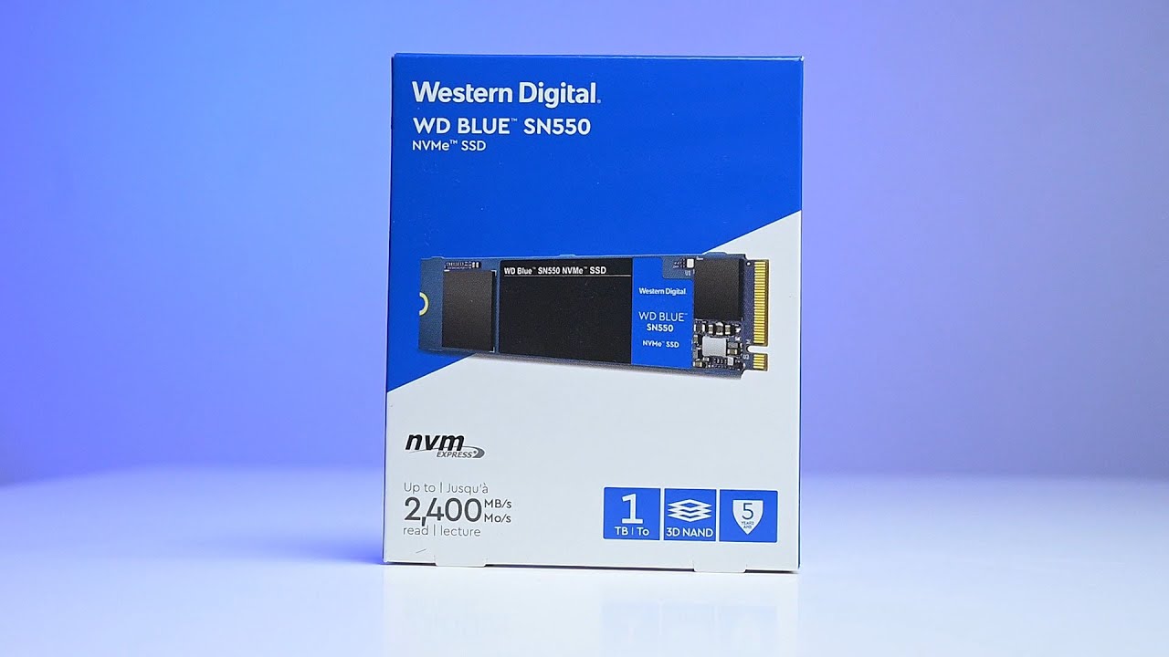 WD Blue SN550 1TB M.2 NVMe SSD Review - YouTube