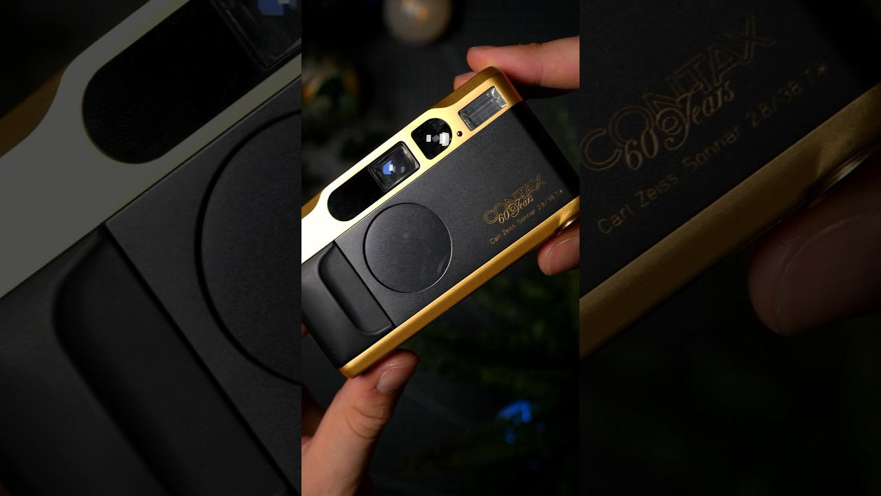 Limited Edition Contax T2 Gold Carl Zeiss #contax #camera