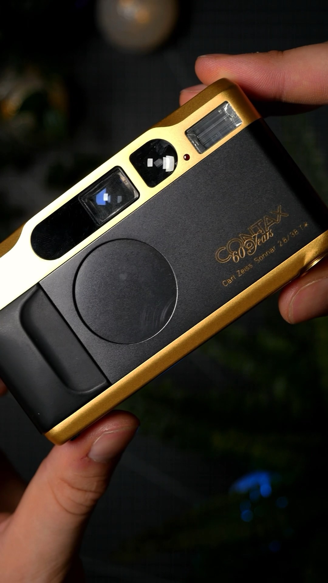 Limited Edition Contax T2 Gold Carl Zeiss #contax #camera