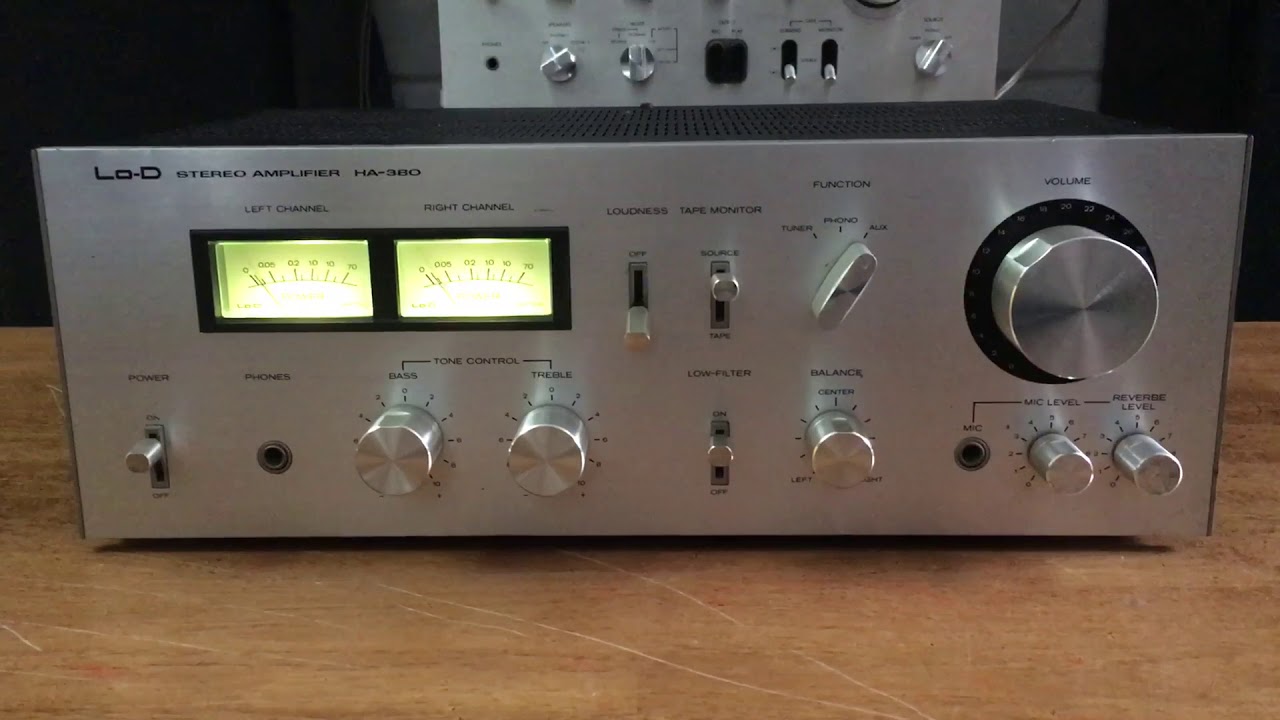 Stereo Amplifier HA-380 Lo-D (HITACHI) - YouTube