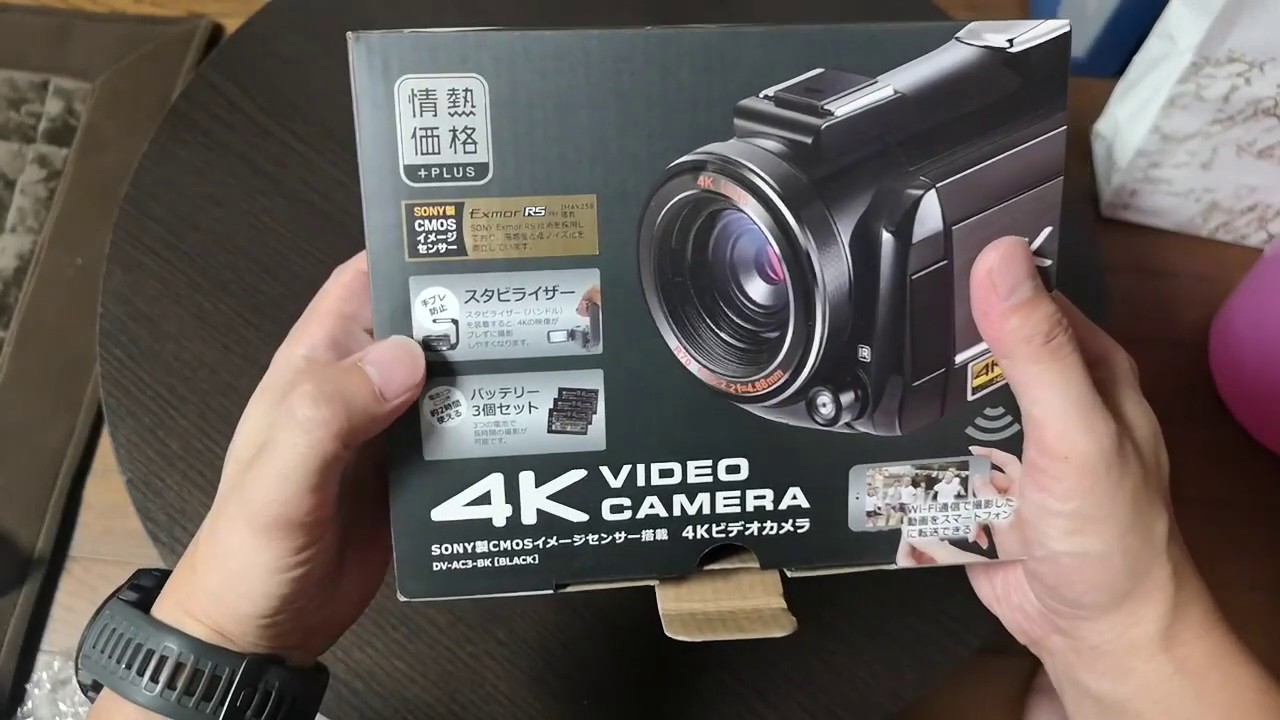 ドン・キホーテ 4Kビデオカメラ 購入！！ドンキ DV-AC3-BK 4K video