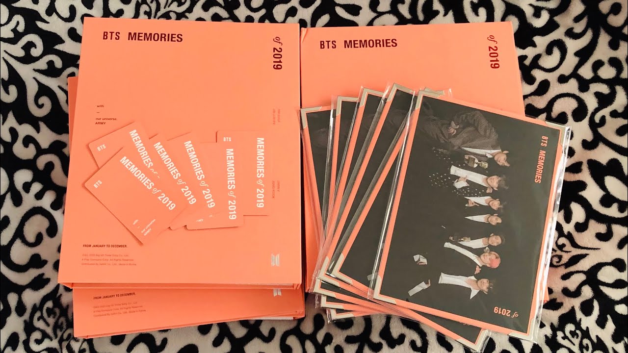 UNBOXING] BTS MEMORIES OF 2019 🧡 - YouTube