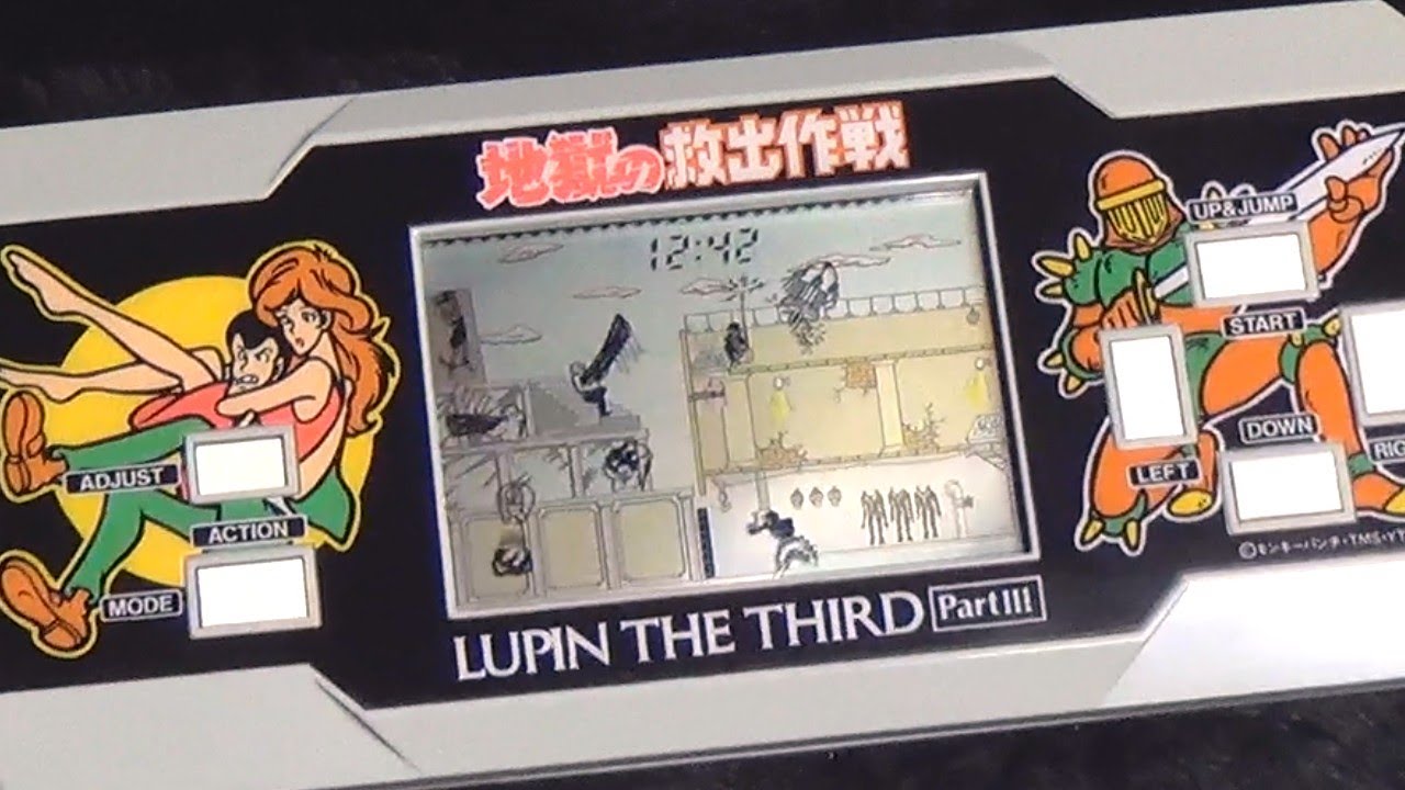 レトロ 電子ゲーム】エポック社 ルパン三世 地獄の救出作戦 アクション