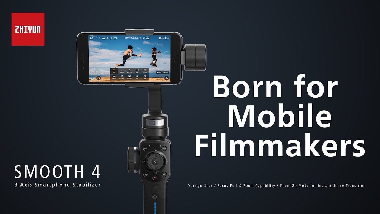 ZHIYUN Smooth 4 - Born for Mobile Filmmakers - YouTube