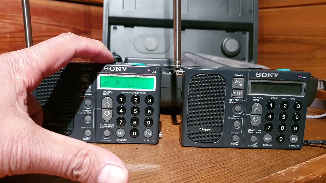 Sony ICF-SW1E and Sony ICF-SW1S Radio | Main Difference between