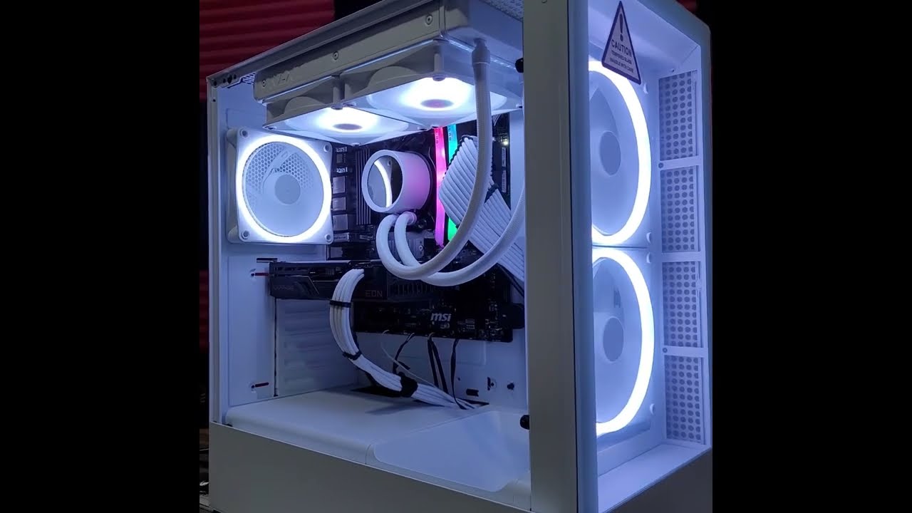 How to build an NZXT H5 Elite Gaming PC with NZXT LCD Liquid