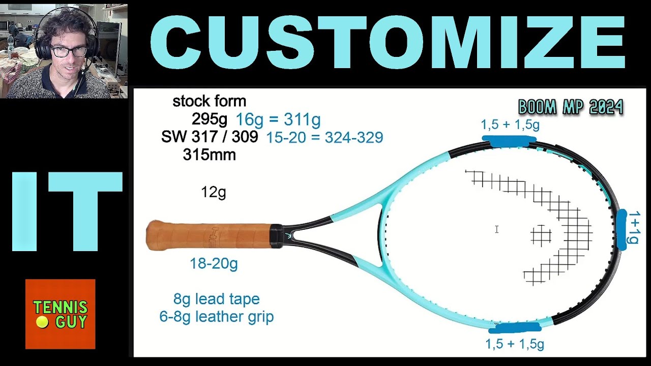 🎾 How To Customize Head Boom MP 2024 Guide? 🛠 - YouTube