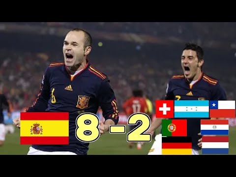 日本語実況】2010W杯優勝 スペイン代表全試合ダイジェスト - YouTube