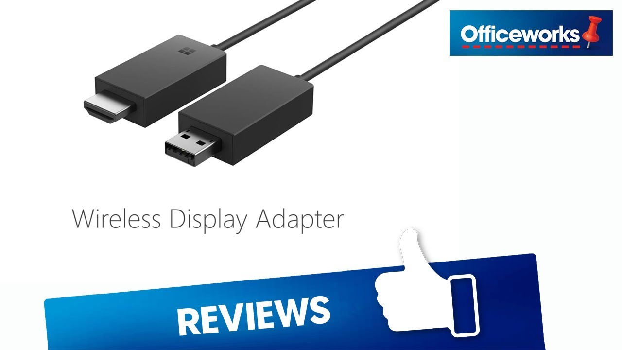Microsoft Wireless Display Adaptor - YouTube