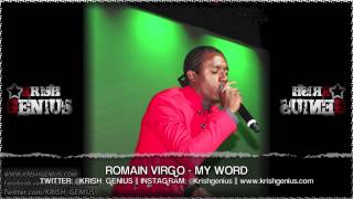 Romain Virgo - My Word [Cardiac Keys Riddim] May 2013 - YouTube