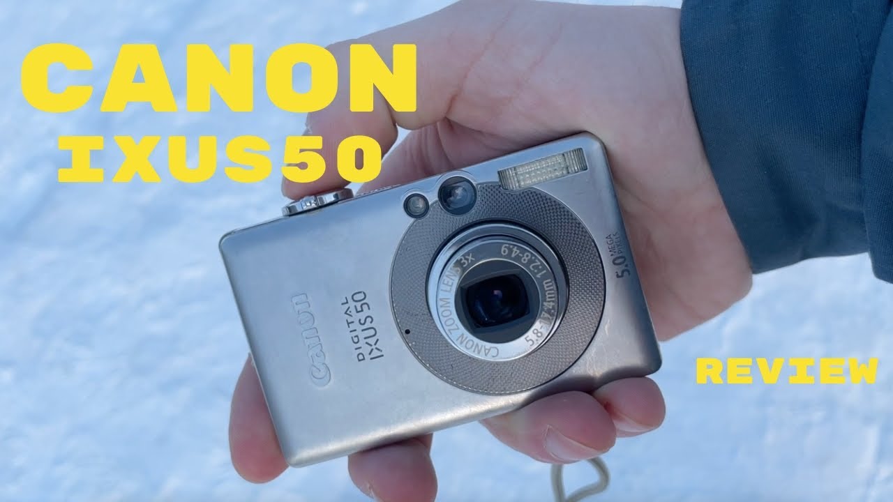 Digicam, CANON IXUS 50, review and experience with point and shoot