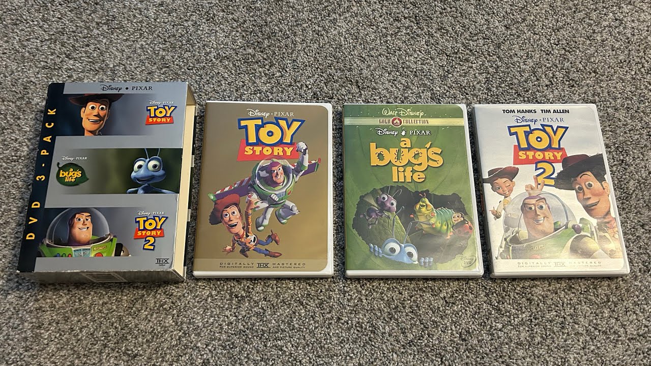 Disney & Pixar DVD 3-Pack Boxset Overview - YouTube
