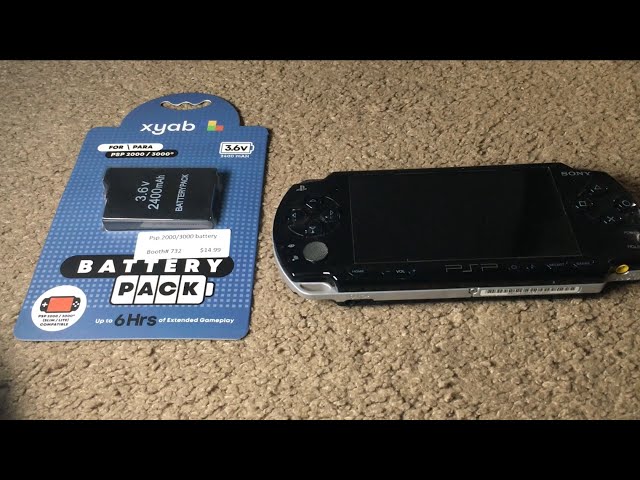 XYAB Sony PSP 2000/3000 Battery Review and Tests - YouTube
