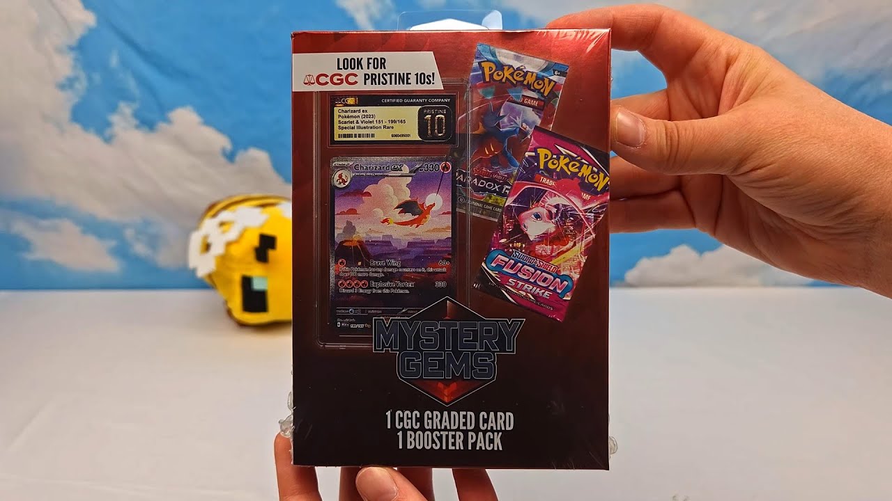 Opening Pokemon Mystery Gems Graded Card and Pack - October 2025
