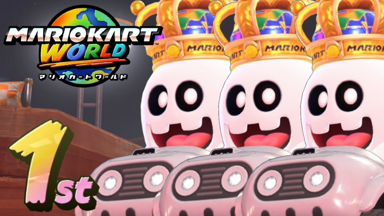 Mario World] The live playter is so strong that he easily takes