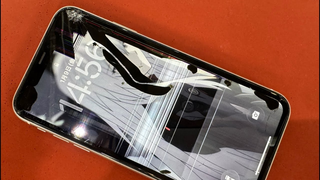 iPhone 11 自分で分解修理して3,000円でディスプレイ画面割れ取り替え