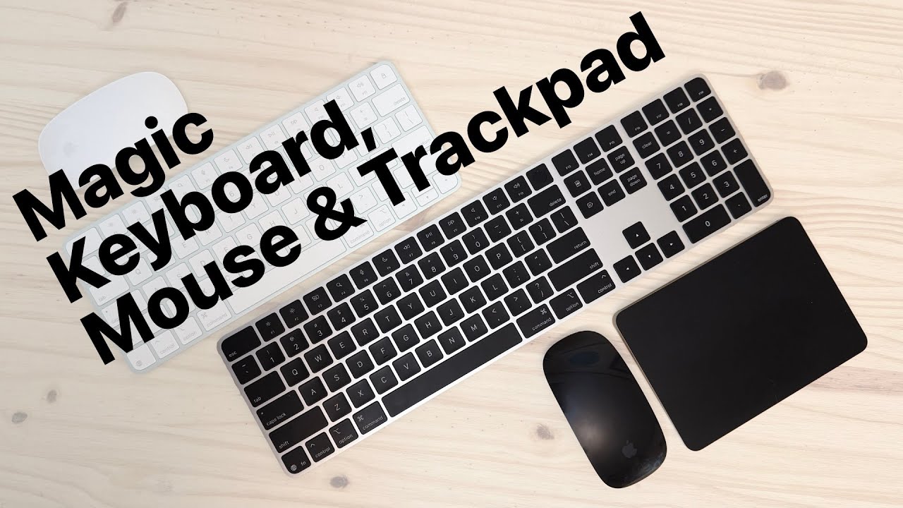 New Apple USB-C Magic Trackpad, Keyboard and Mouse Review - YouTube