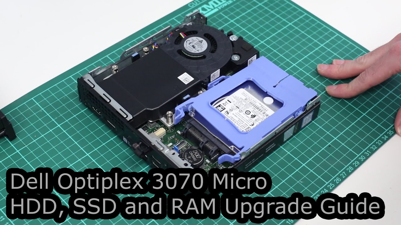 Dell Optiplex 3070 Micro SSD HDD and RAM Upgrade Guide - YouTube