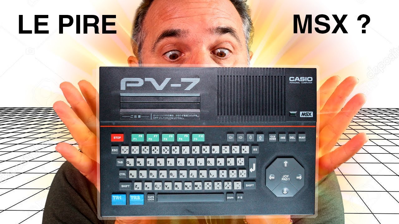 Ordinateur Casio PV-7 : le pire MSX de l'histoire ? - YouTube
