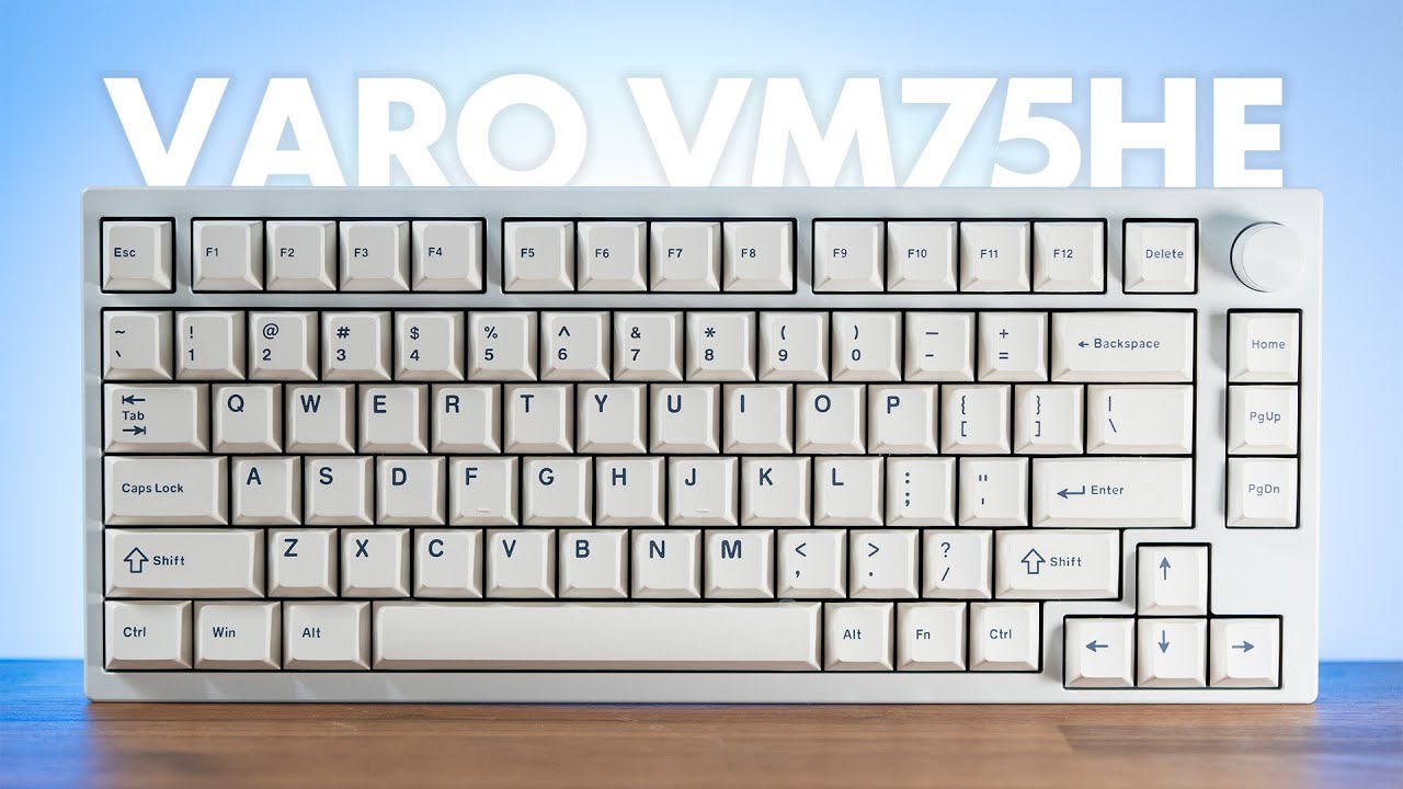 打鍵音良いぞ VARO VM75HE - YouTube