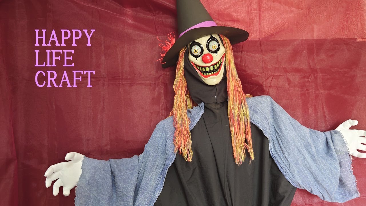 HALLOWEEN】ハロウィンの魔女人形 🎃 - YouTube