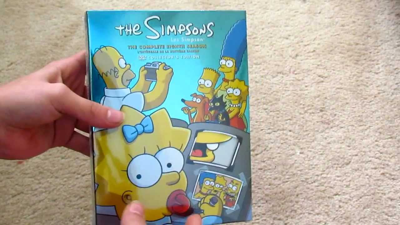 Simpsons Season 8 Box-Set Unboxing - YouTube