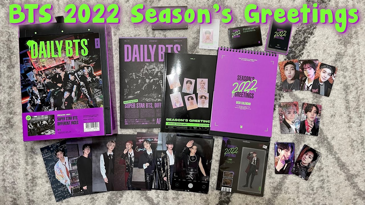 unboxing] BTS 2022 Season's Greetings - YouTube
