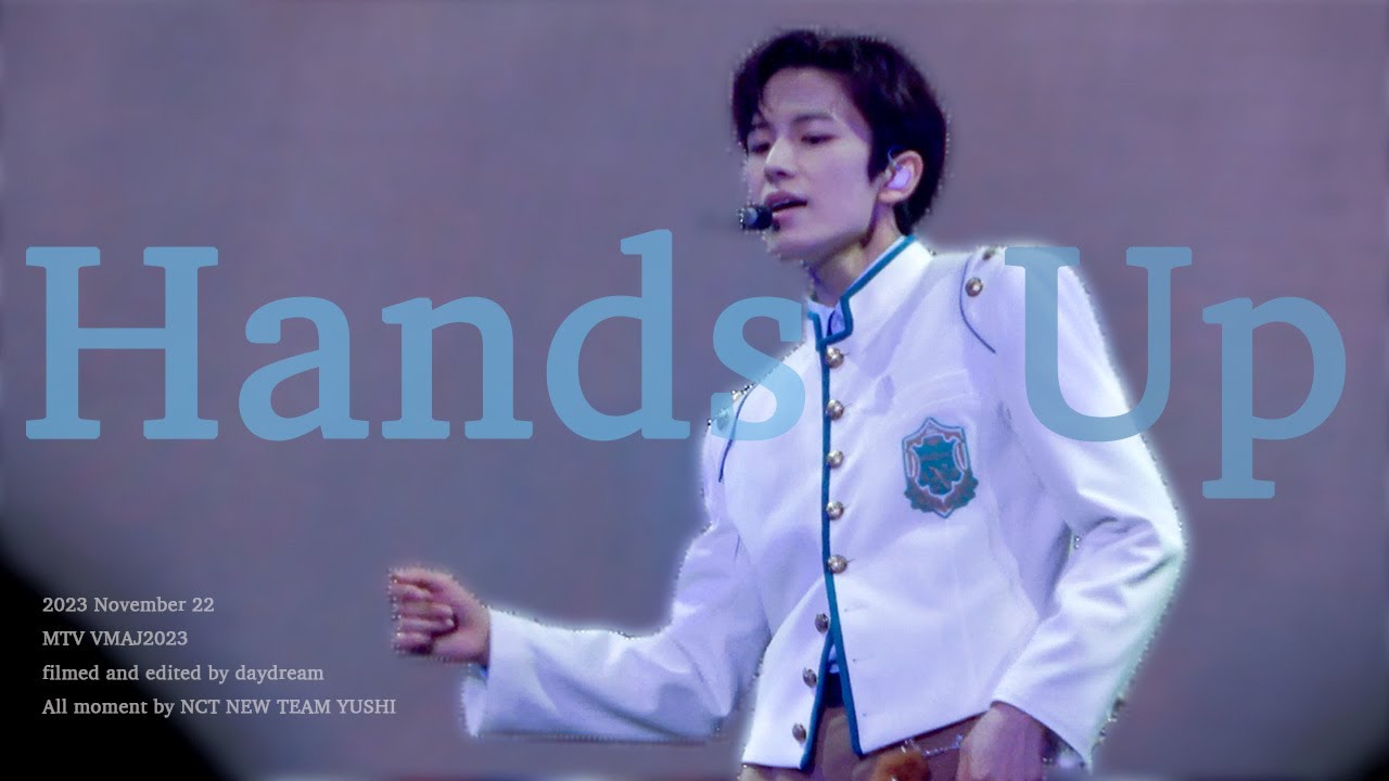 4K] 231122 NCT WISH YUSHI 유우시 focus - Hands Up | MTV VMAJ2023