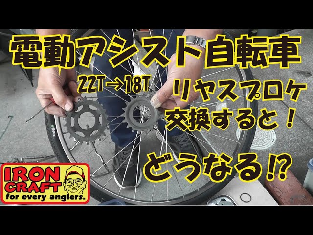 Electric Assist Bicycle Rear Sprocket Replacement: What Happens