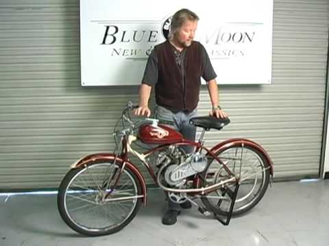 1949 Whizzer Motorized Bicycle - YouTube