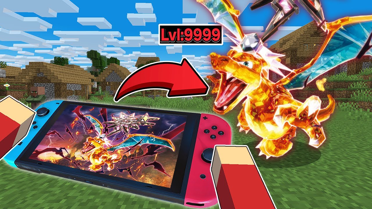 マイクラ】スイッチの中から最強すぎるポケモンを連れて来れる世界で