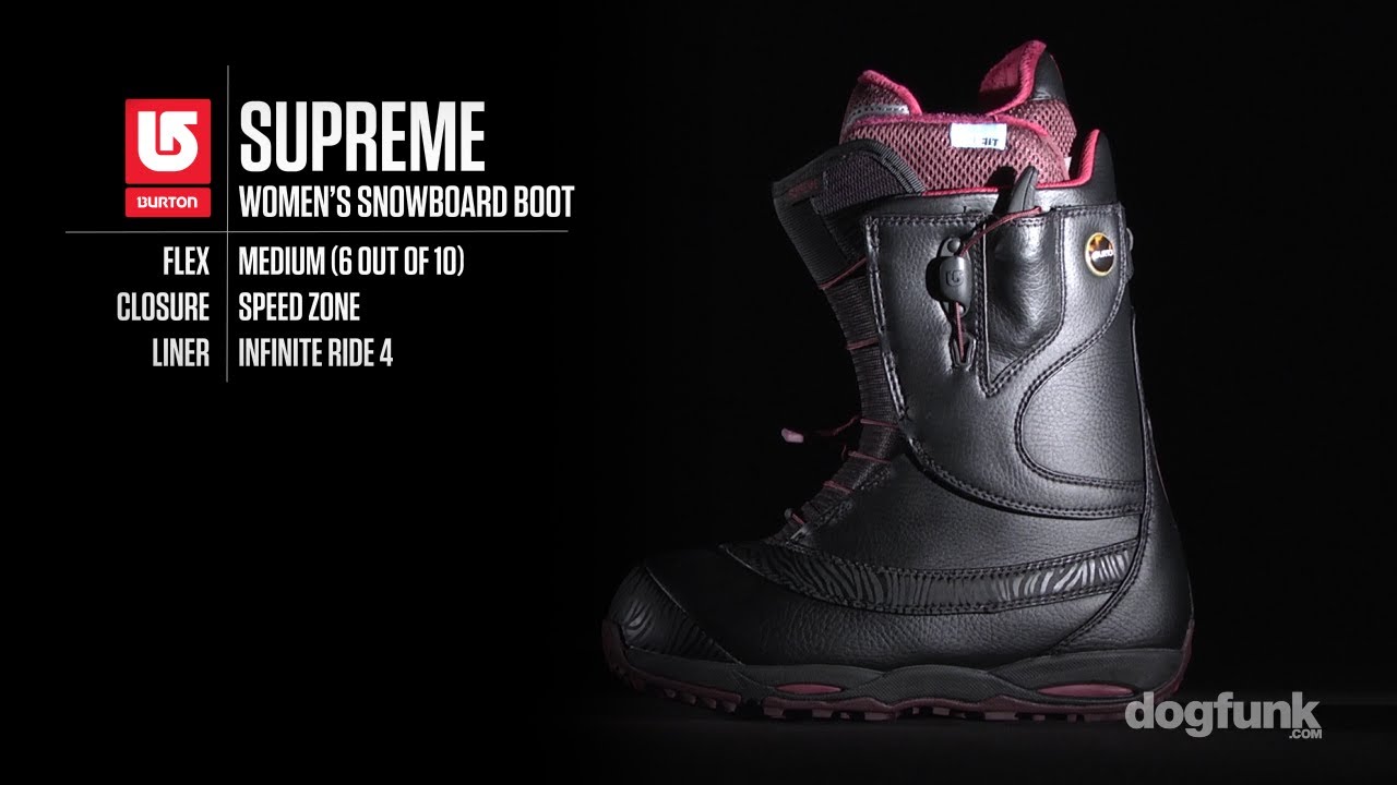 Burton Supreme Snowboard Boot - Women's - YouTube
