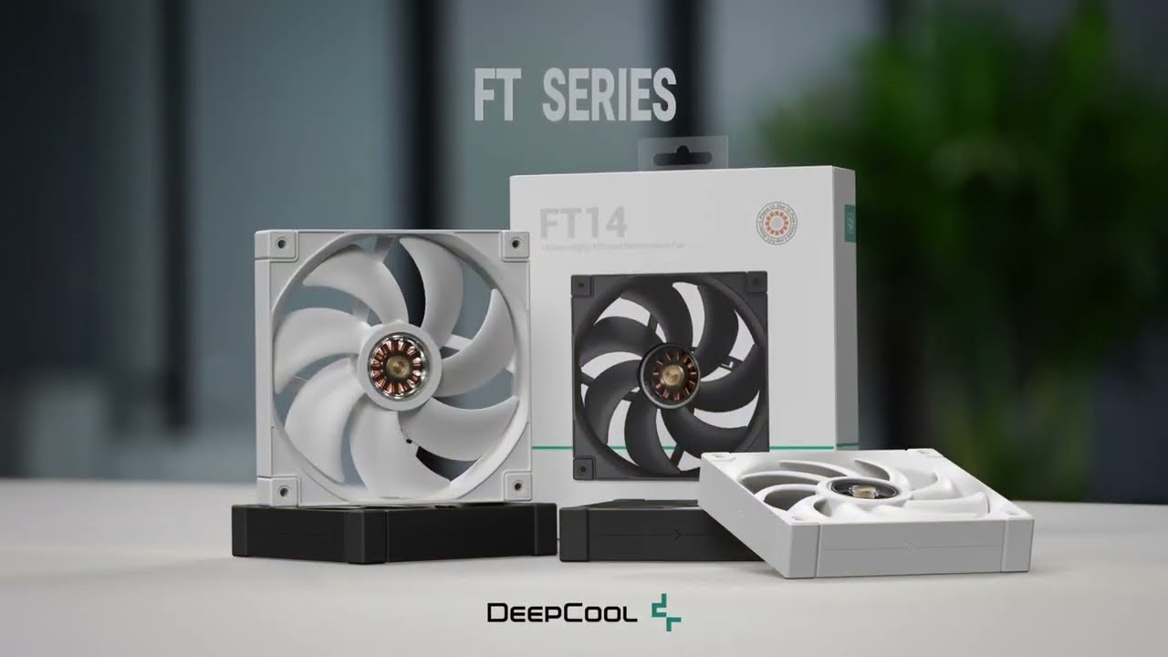 次世代の静音＆高性能ケースファン登場！DeepCool「FTシリーズ」 - YouTube