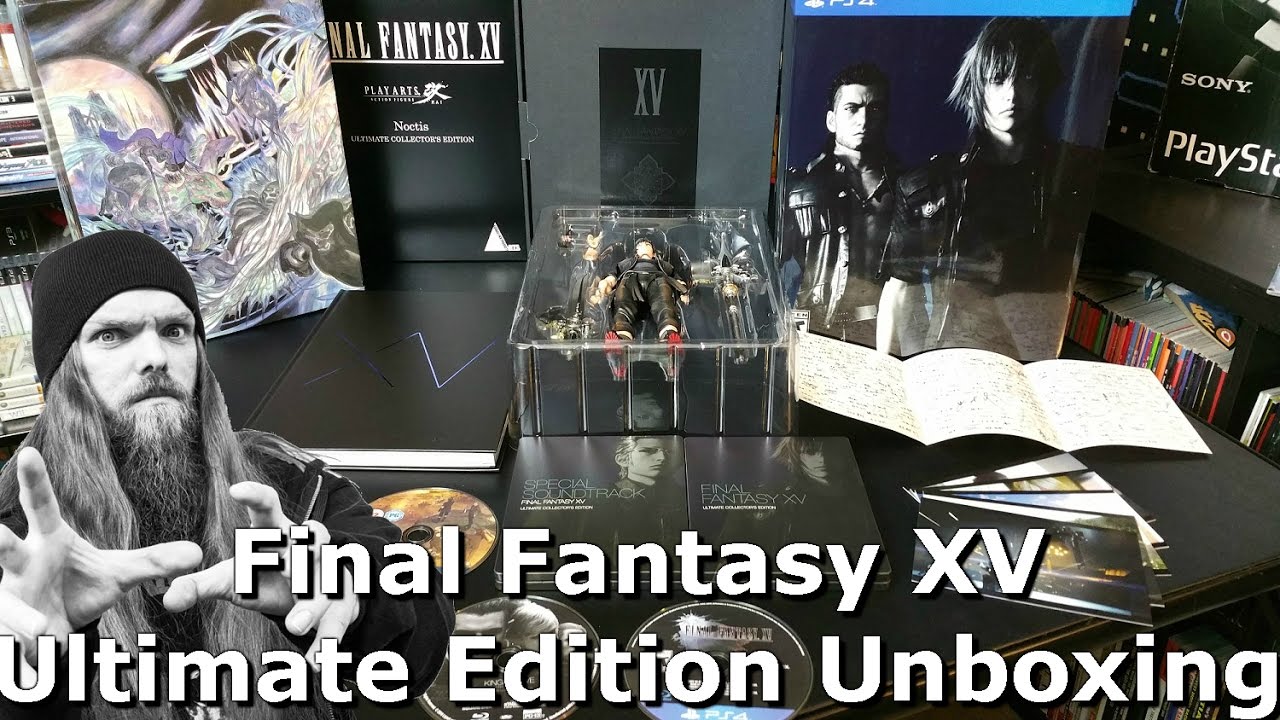 Final Fantasy XV Ultimate Collector's Edition Unboxing