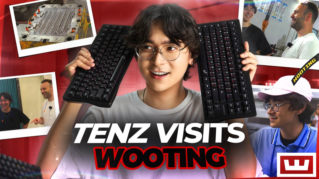 TenZ visits the Wooting Factory! | Wooting Factory Vlog Part 2