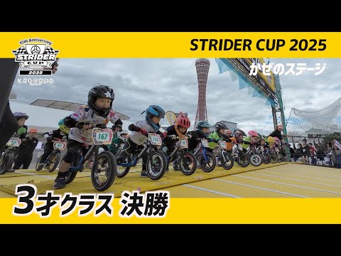 ストライダーカップ2025 かぜのステージ 3才決勝レース【STRIDER CUP