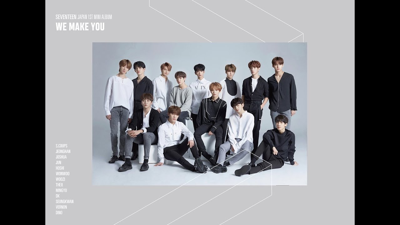TEASER] SEVENTEEN JAPAN 1ST MINI ALBUM「WE MAKE YOU」初回限定盤B