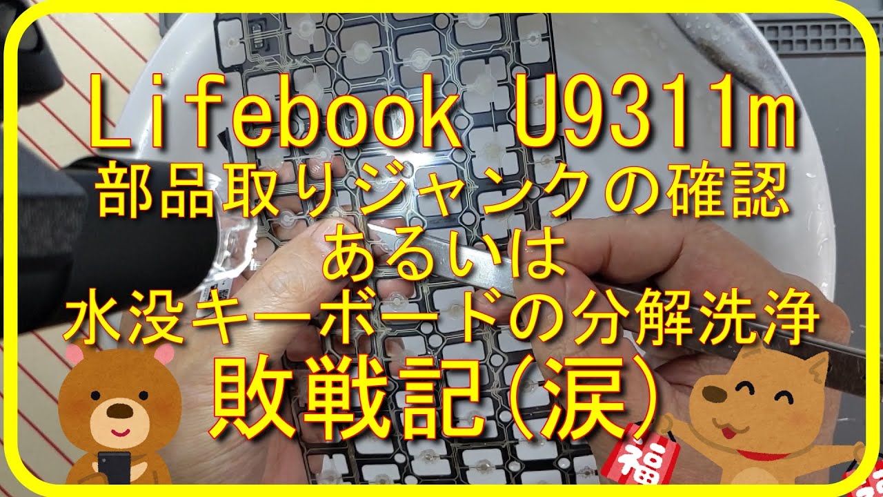 Checking a Junk Lifebook U9311m Laptop for Parts, or the Defeat of