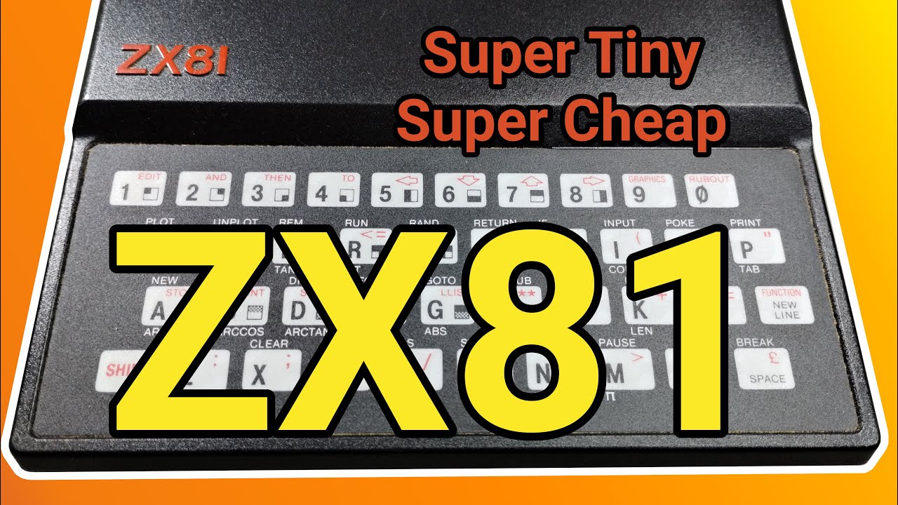 Lets Take A Look At The Sinclair ZX81 (+composite mod) - YouTube