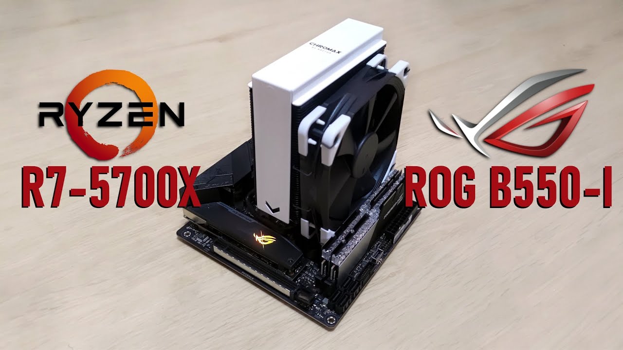 AMD Ryzen 7 5700X with ROG B550i Gaming - Unboxing & PC Build