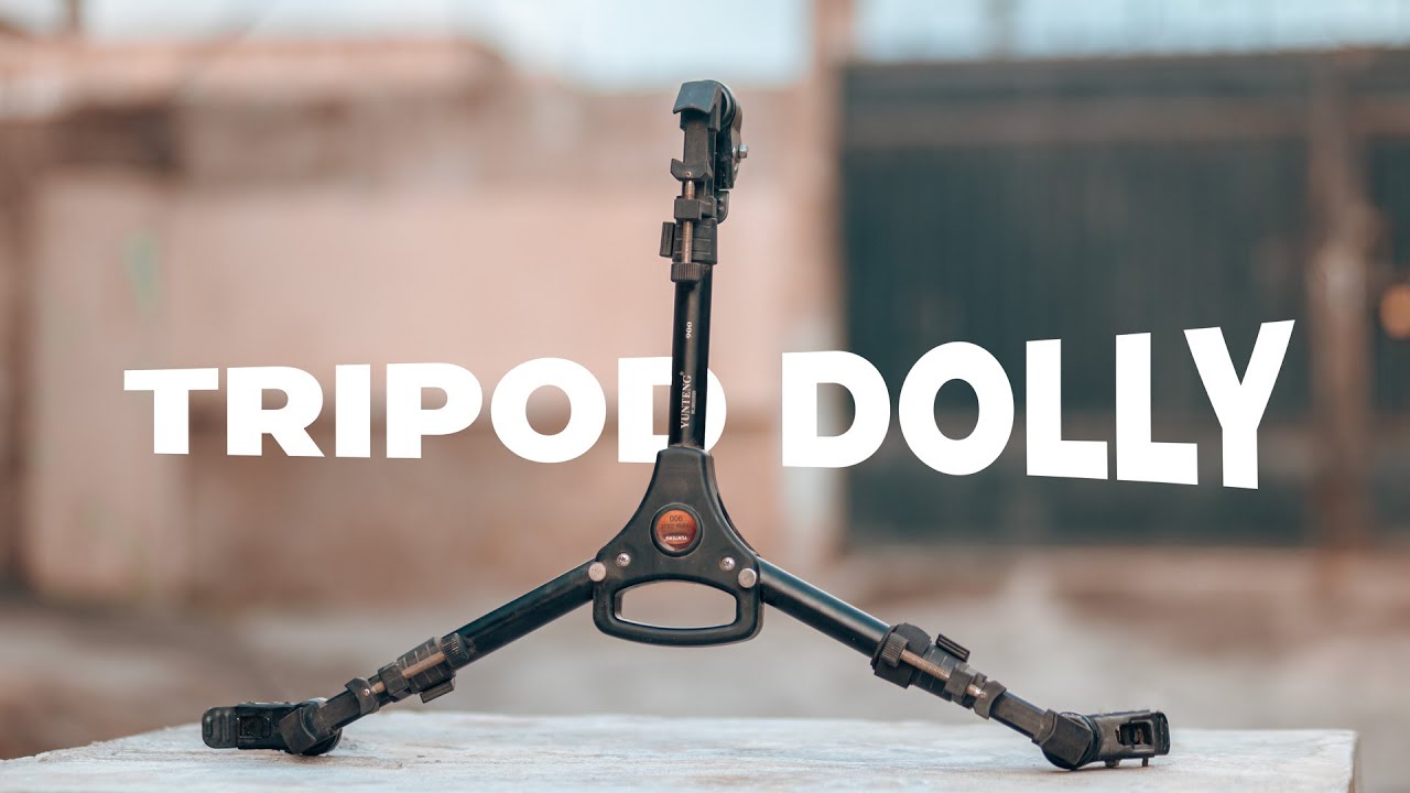 Yunteng 900 Tripod Dolly - Smoother shots for everyone - YouTube