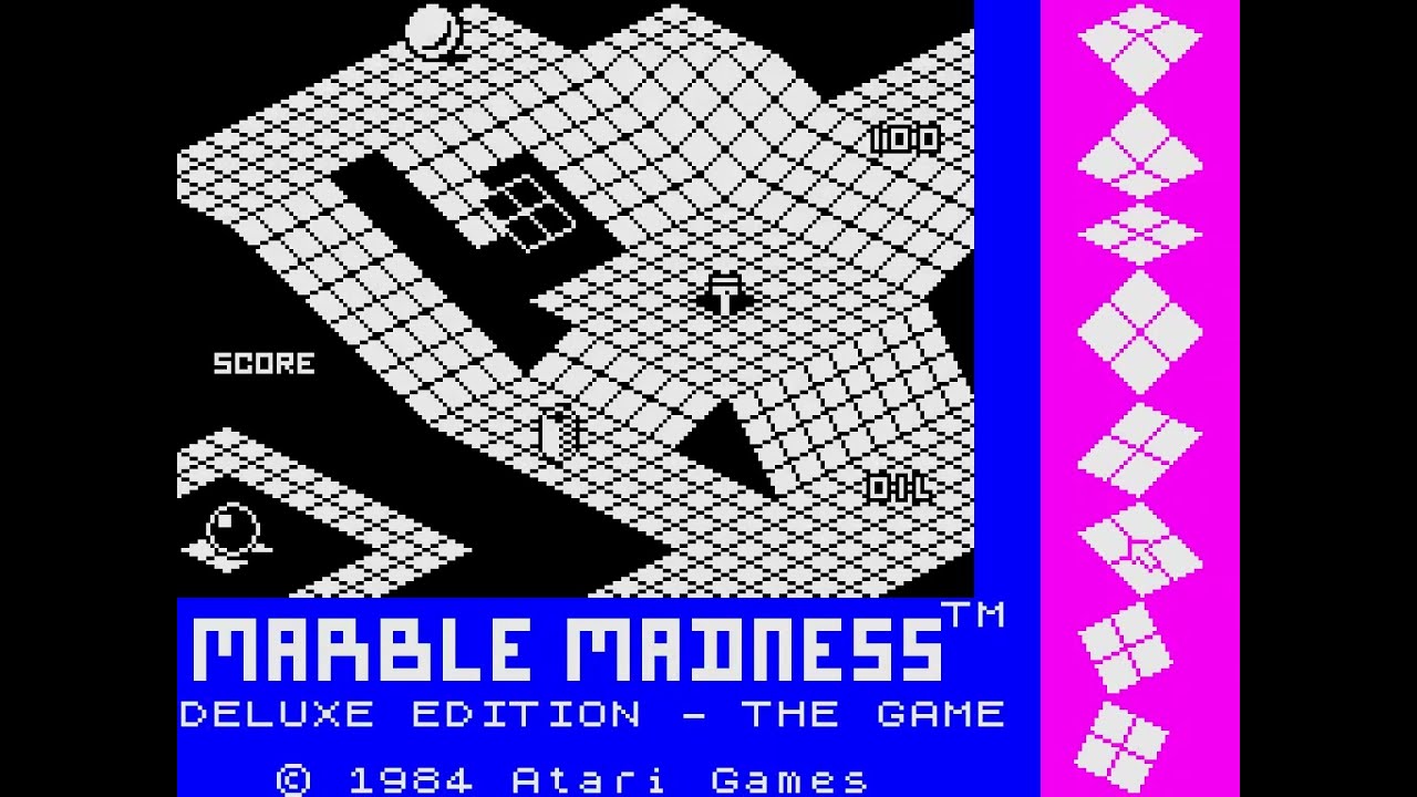 ZX Spectrum Longplay [254] Marble Madness Deluxe Edition: The Game