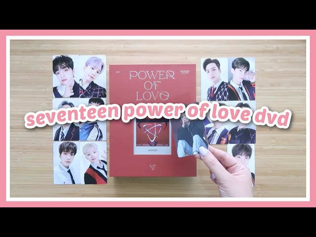 UNBOXING SEVENTEEN POWER OF LOVE CONCERT DVD: POB, PHOTOBOOK