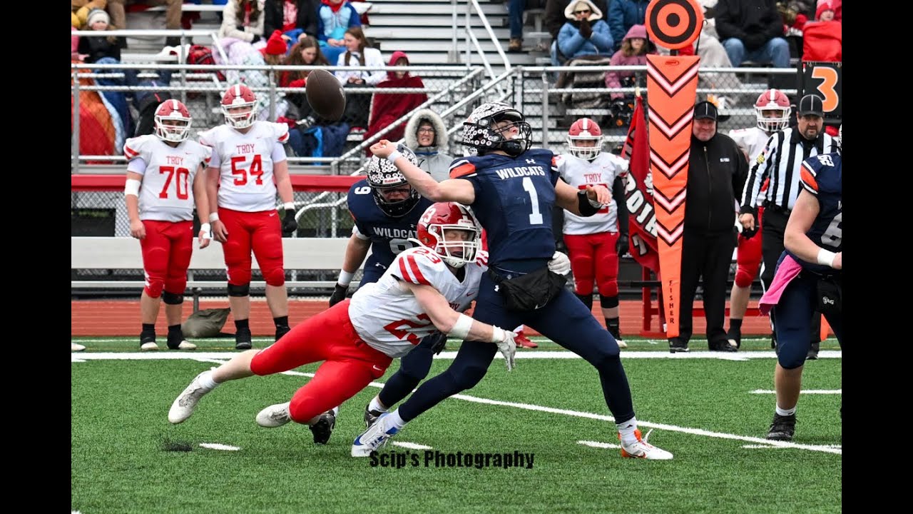 Central Clarion Wildcats Troy Trojans Football 2024 PIAA State