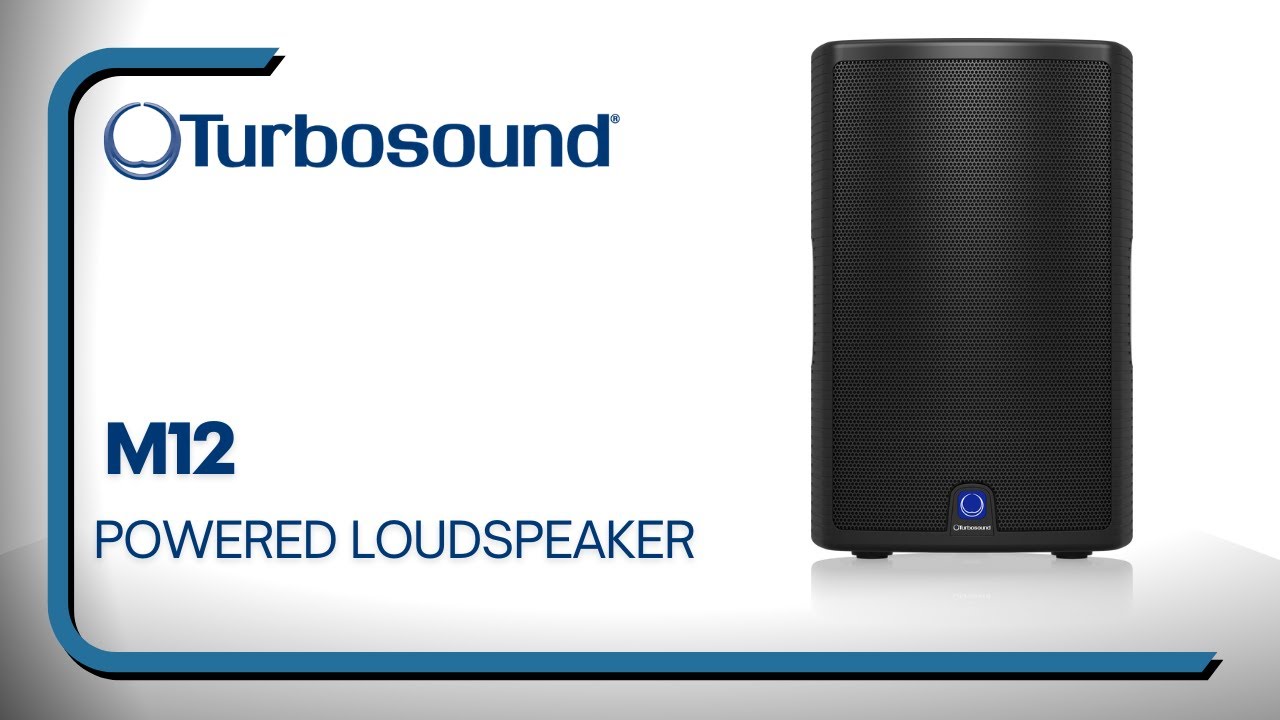 TURBOSOUND MILAN M12 Loudspeaker Overview - YouTube