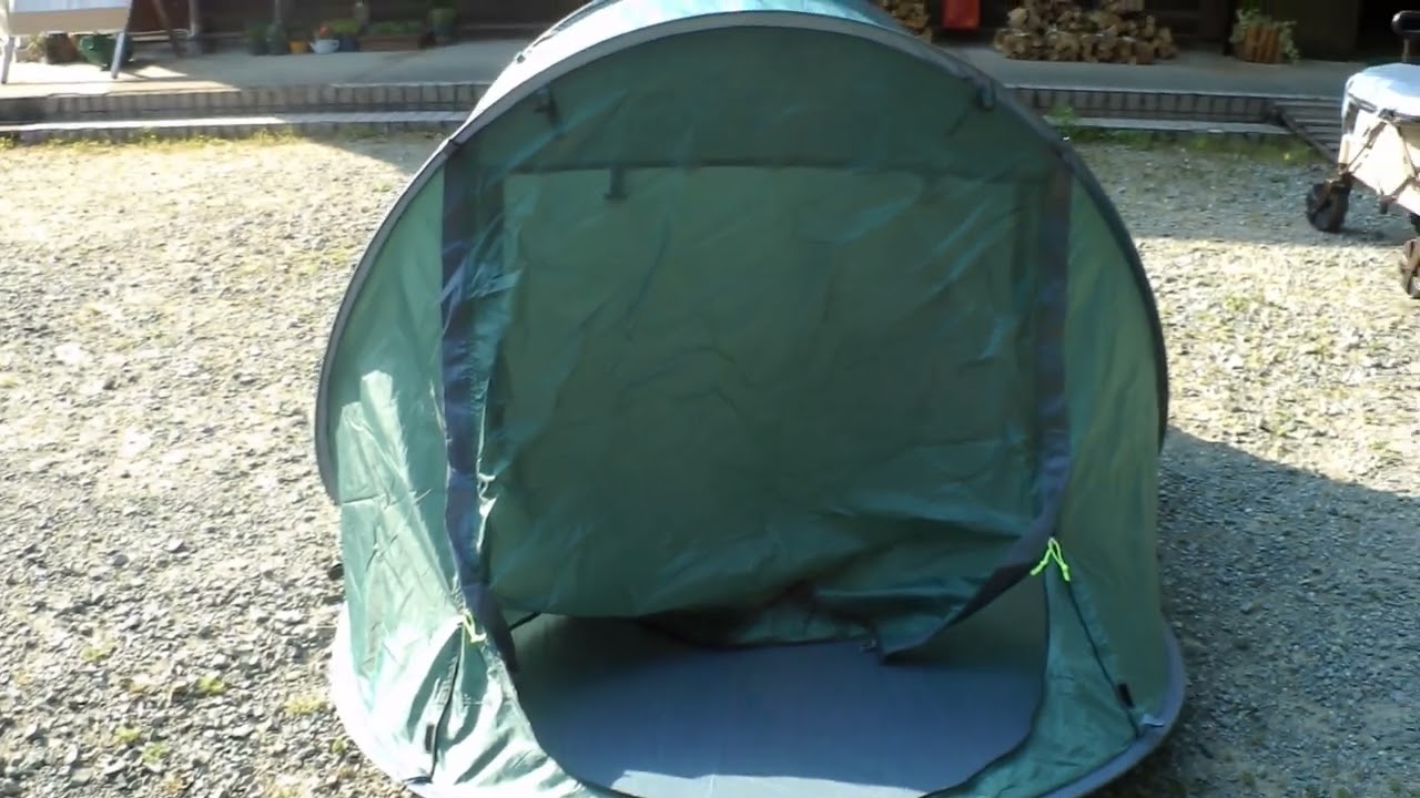 実践！ポップアップテント - YouTube