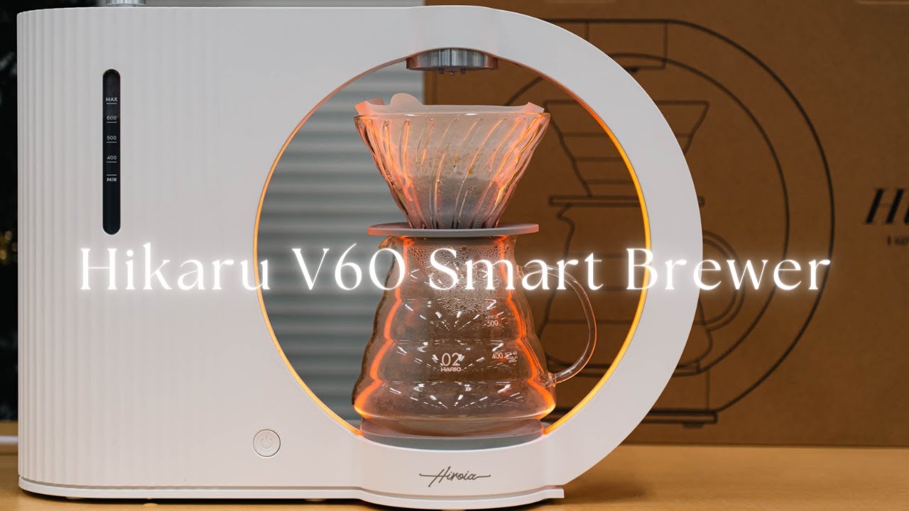 HARIO(ハリオ)の「Hikaru V60 Smart Brewer」をレビュー！ペーパー